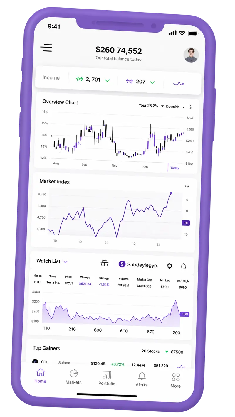 Vexorinix Primo trading platform on mobile